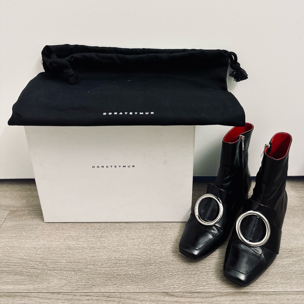 Dorateymur Biturbo Boots in Black New Vintage Leather